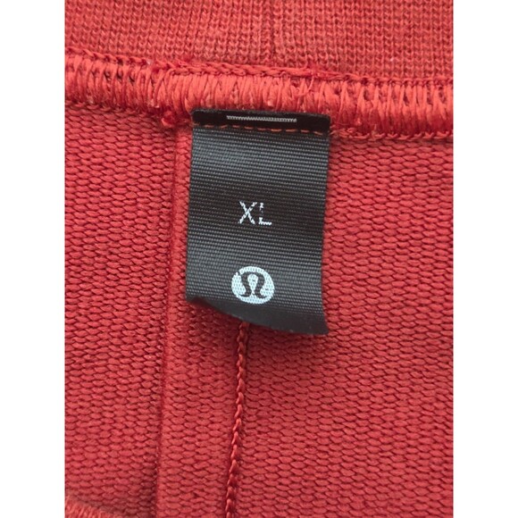 Lululemon City Sweat Crew Neck Pullover Stretch French Terry Size XL Aztec Brick - Picture 5 of 6